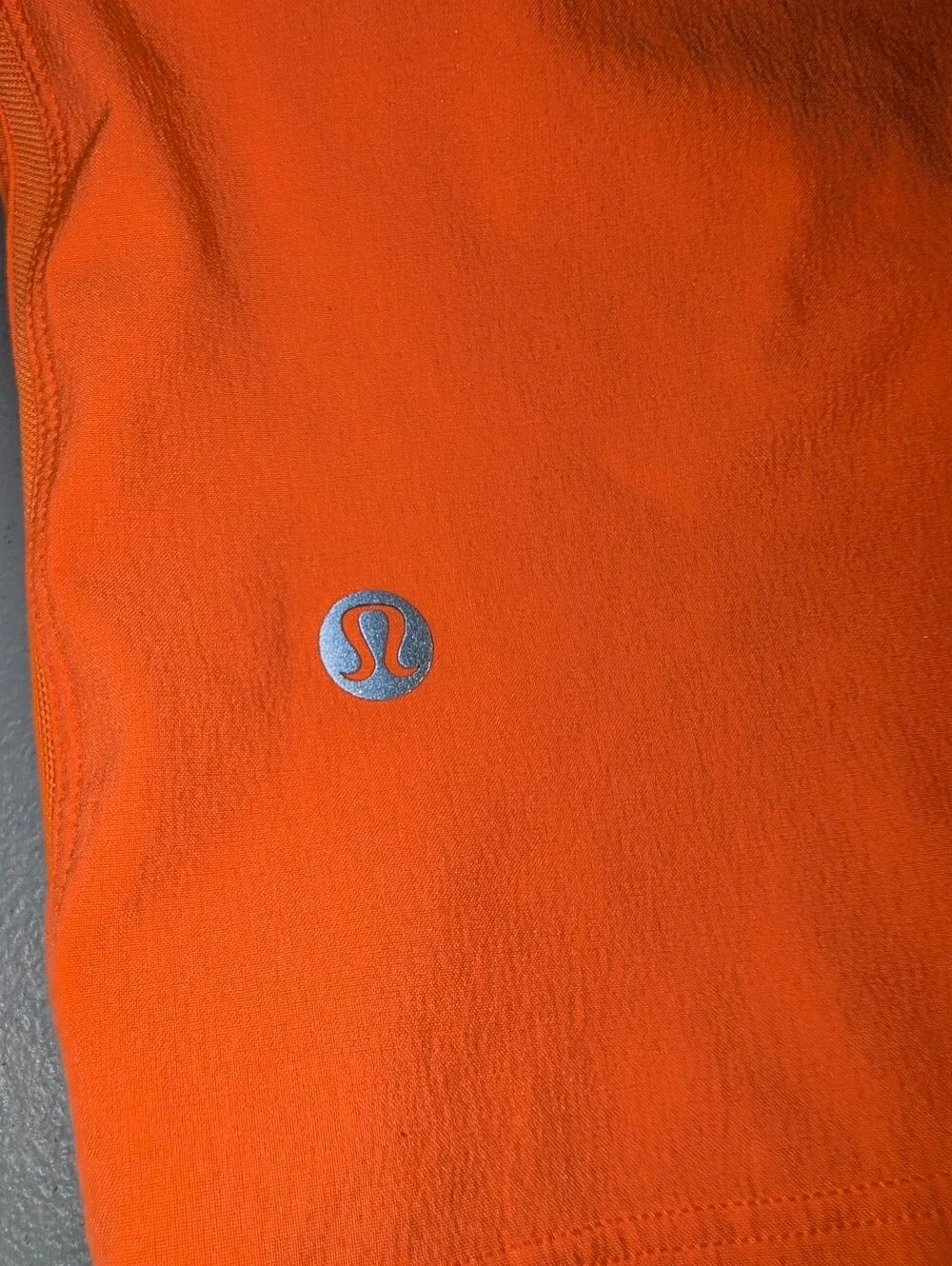 Lululemon orange Pace Breaker shorts, XL